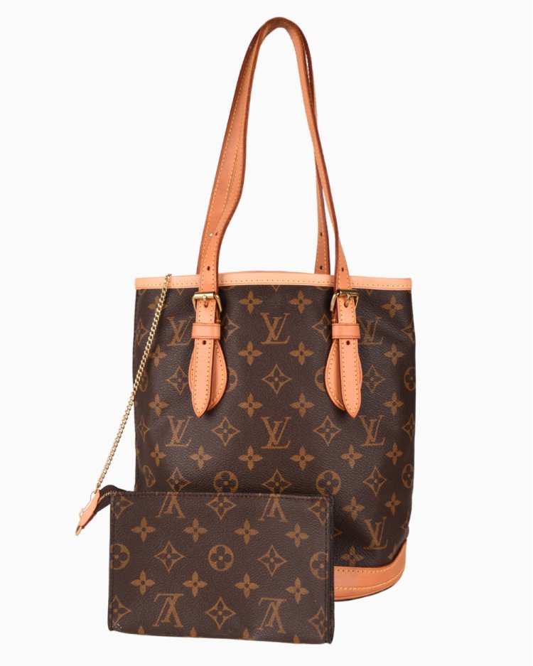 Bolsa Louis Vuitton Original Bucket Petit Monograma Feminina